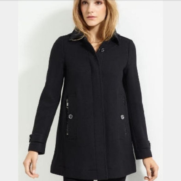 Burberry Jackets & Blazers - 🔥HP🔥 Burberry Black Wool & Cashmere Blend Coat